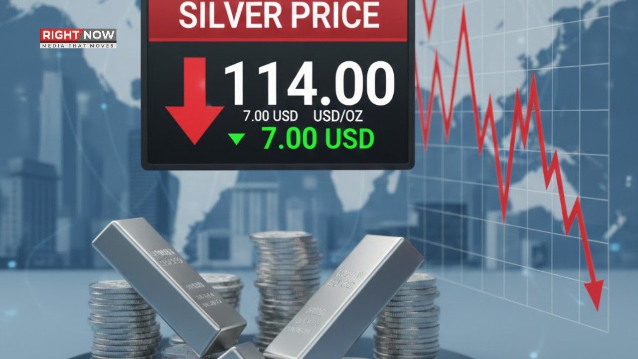 عالمی منڈی میں چاندی کی قیمت میں نمایاں کمی