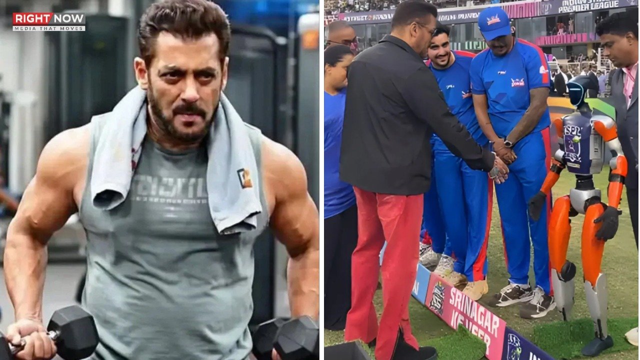 سلمان خان کی روبوٹ سے ملاقات کا دلچسپ وائرل لمحہ