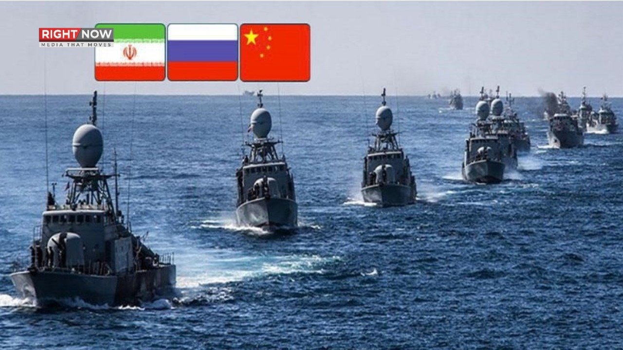 ایران، چین اور روس کی مشترکہ بحری مشق شمالی بحرِ ہند میں