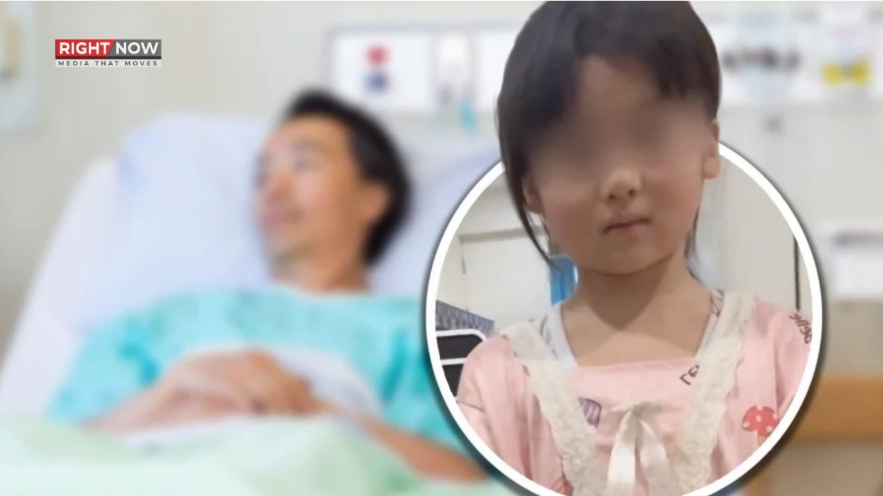 7 سالہ بچی کی والد کی تیمارداری نے لاکھوں دل جیت لیے