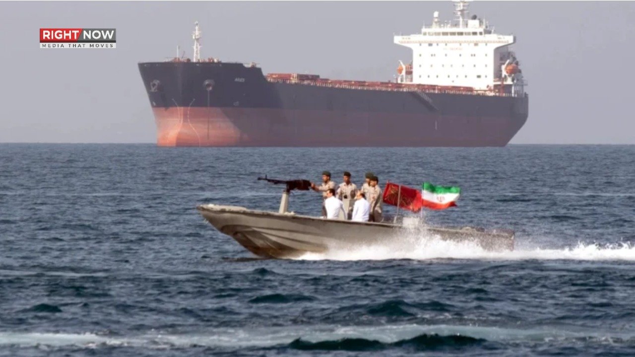 ایرانی فورس نے آبنائے ہرمز میں امریکی جہاز روکا