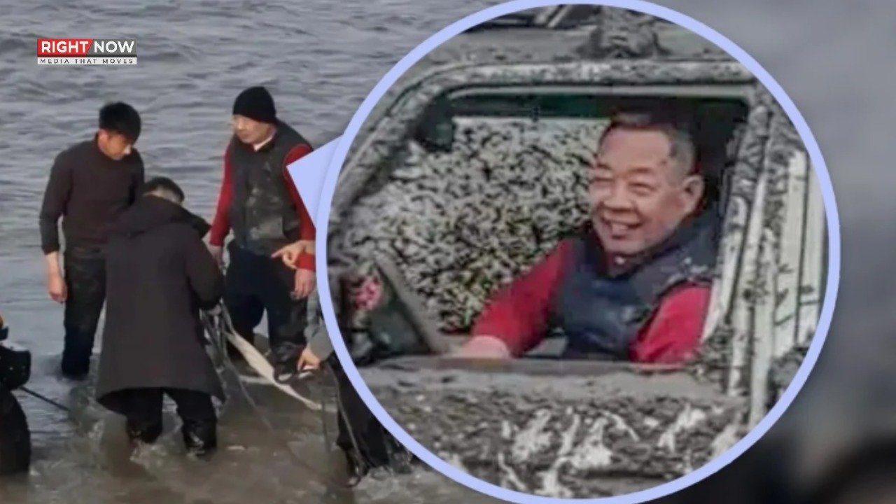 60 سالہ یو ڈونگ لائی نے یخ پانیوں میں شخص کی جان بچائی