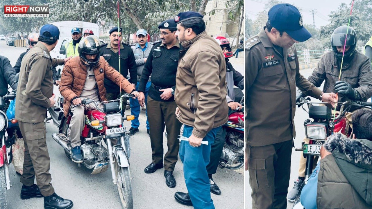 مریم نواز کاموسیفٹی راڈ نہ لگانے پر بائیک بند کرنے کا اعلان