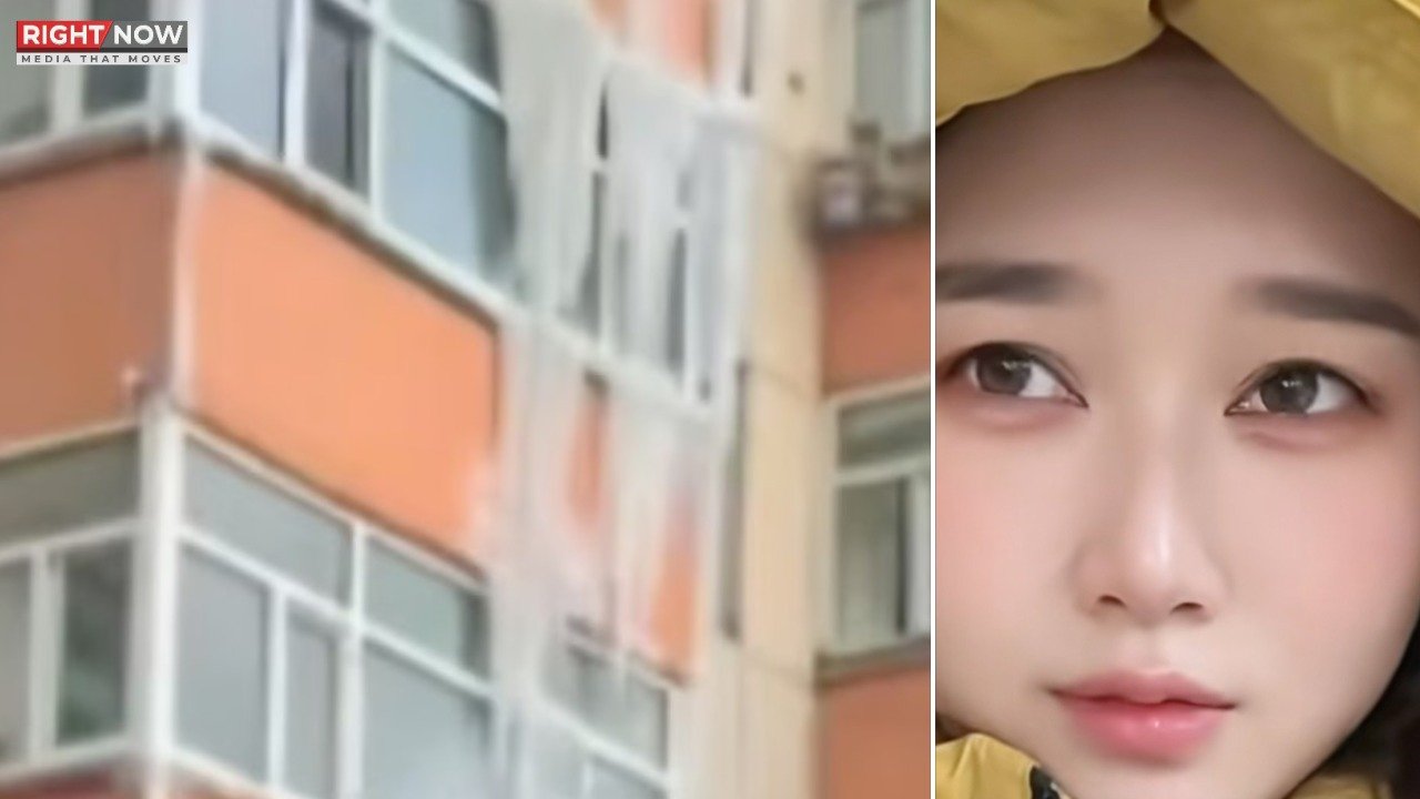 چین میں خاتون کی غلطی سے سڑک پر برف جمنے کا واقعہ