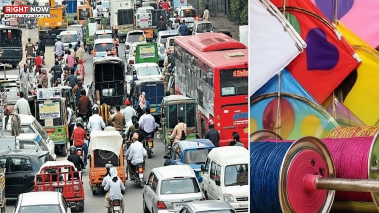 بسنت فیسٹیول کے دوران لاہور میں 9 لاکھ گاڑیاں داخل