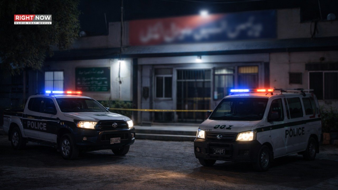 حویلی لکھا میں ساتھی کی گولی سے ایس ایچ او زخمی، کانسٹیبل فرار