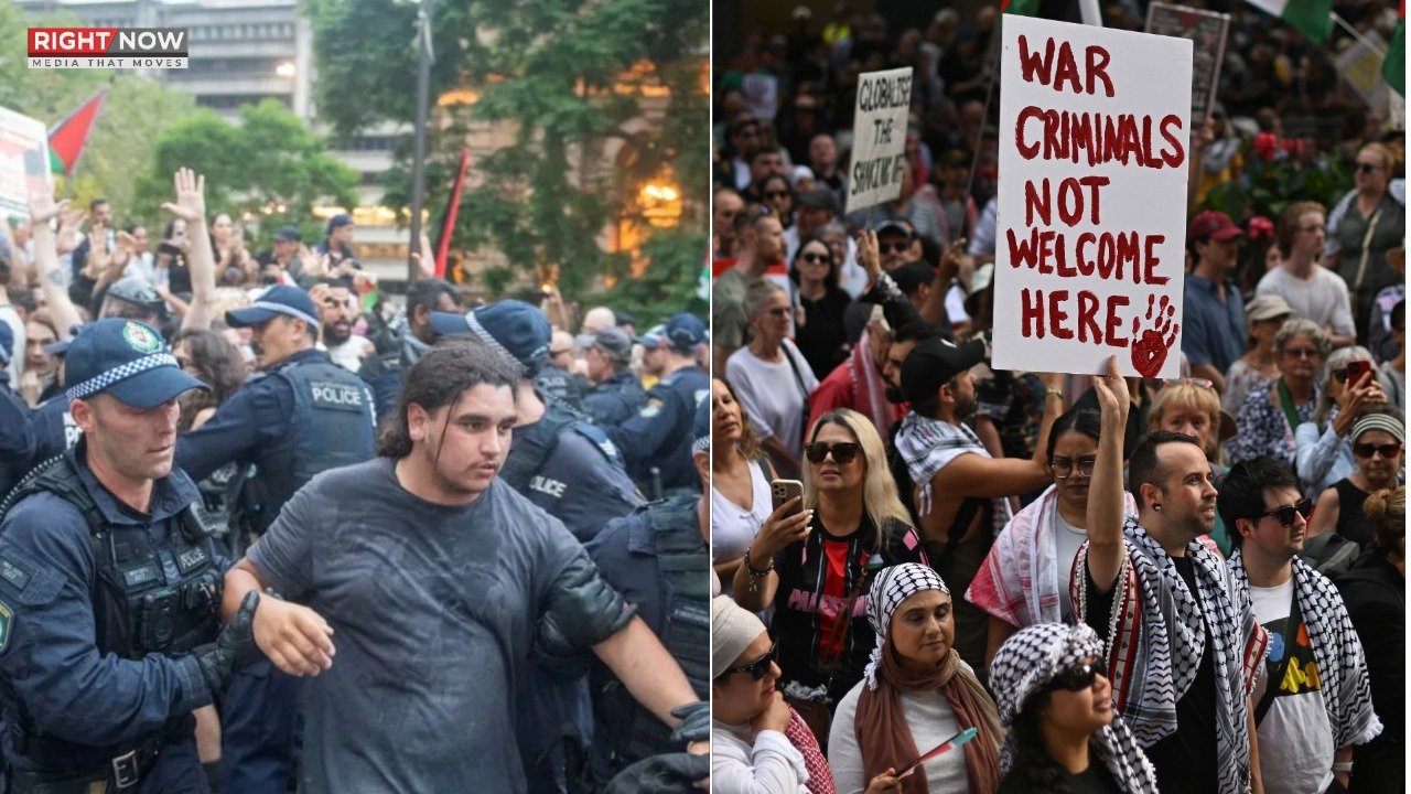 آسٹریلیا میں اسرائیلی صدر کی آمد پر مظاہرے، پولیس کی شدید کارروائی