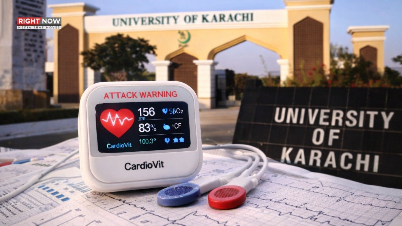 جامعہ کراچی کے طلبا کی دل کے دورے کی پیشگی خبرداری ڈیوائس