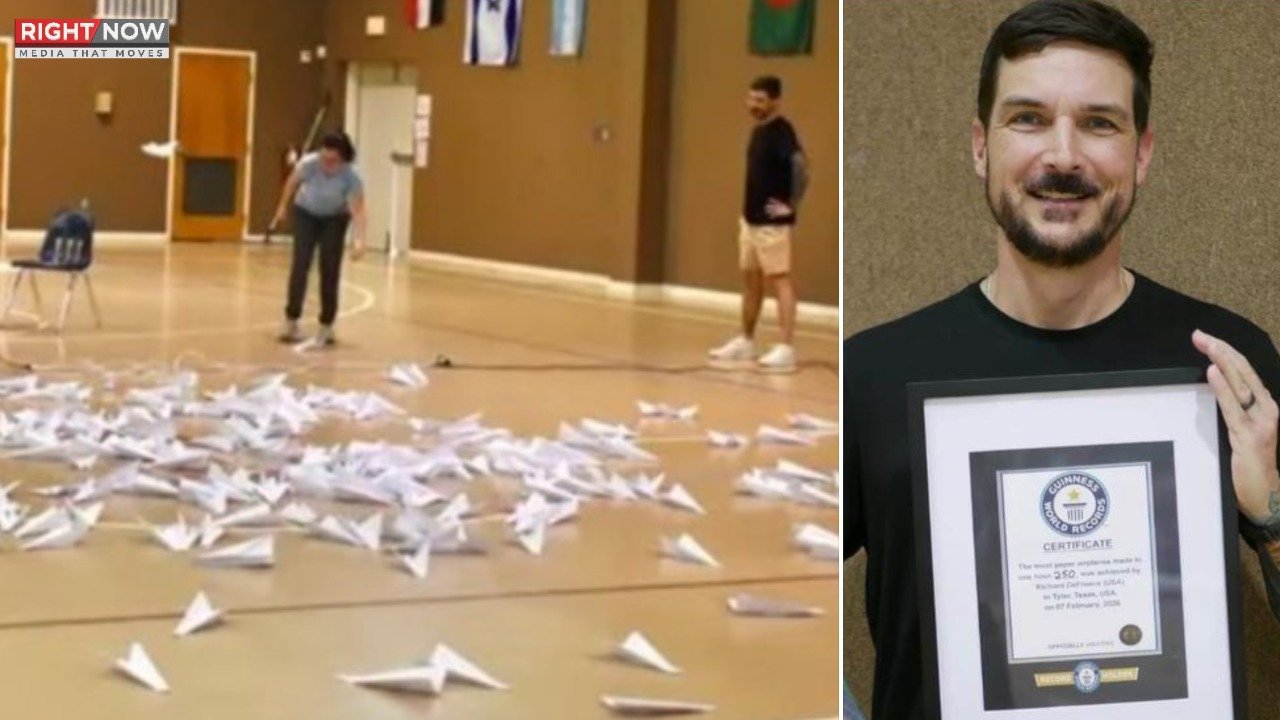 امریکی شہری نے 250 کاغذی جہاز بنا کر نیا عالمی ریکارڈ بنا لیا