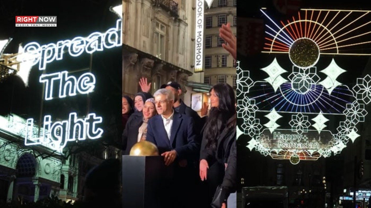 میئر لندن نے رمضان لائٹس کا افتتاح کیا