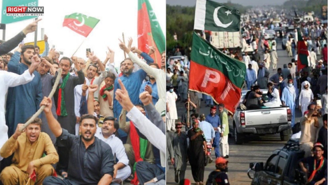 صوابی میں پی ٹی آئی کارکنان کا احتجاج جاری، موٹروے بند