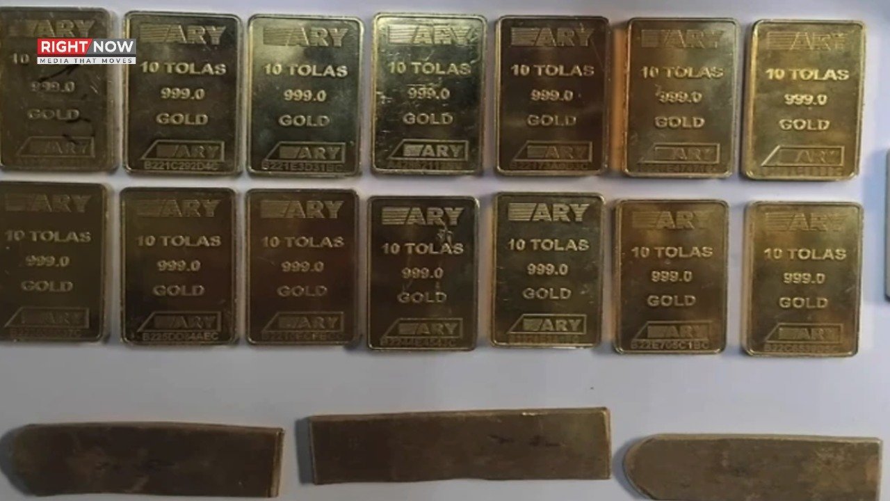 لاہور ایئرپورٹ پر دبئی جانے والے مسافر سے 18 سونے کی اینٹیں برآمد