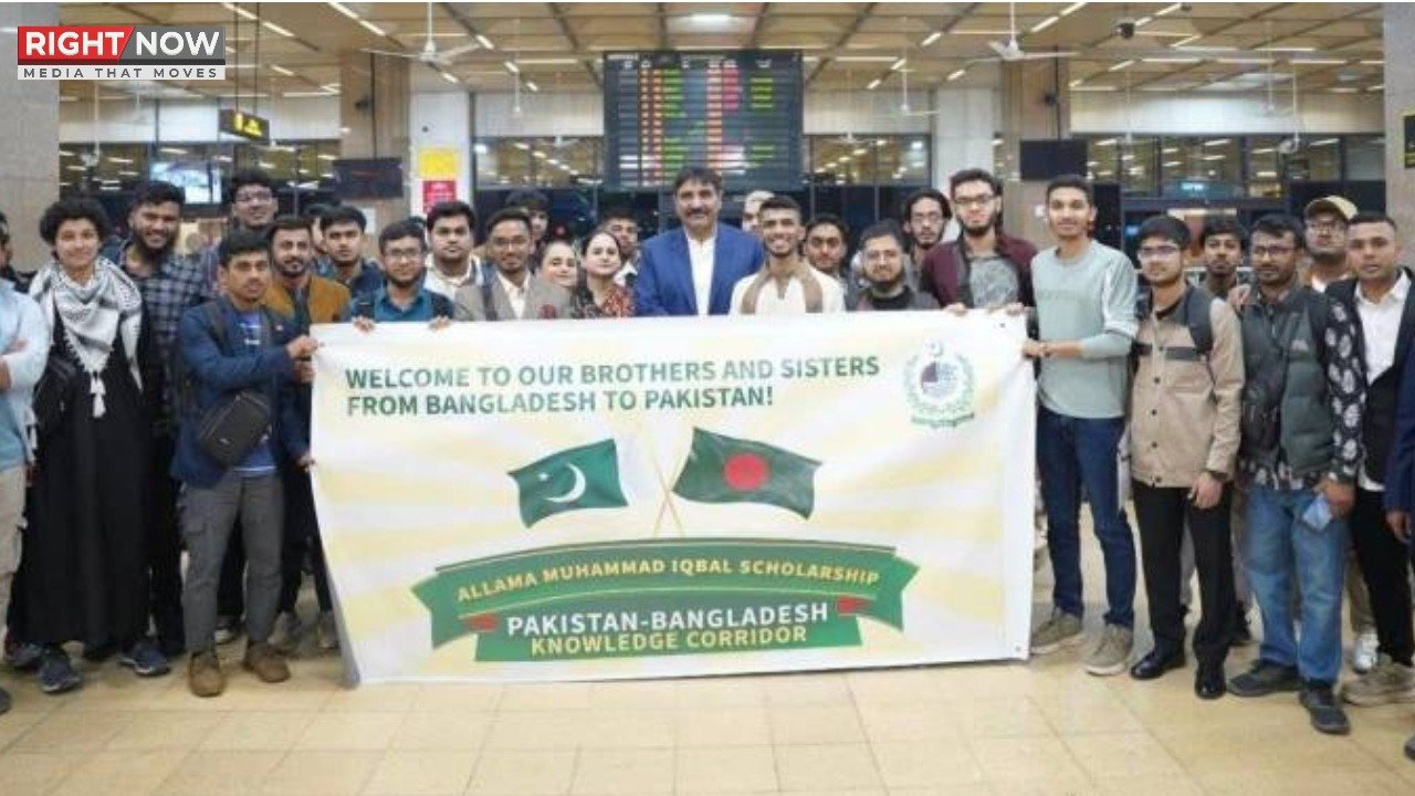 پاکستان میں بنگلا دیشی طلبہ کے پہلے اسکالرشپ دستے کی آمد