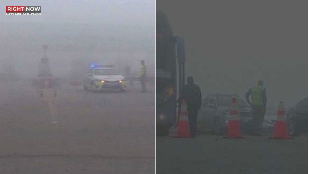 شدید دھند کے باعث لاہور کی موٹرویز عارضی طور پر بند