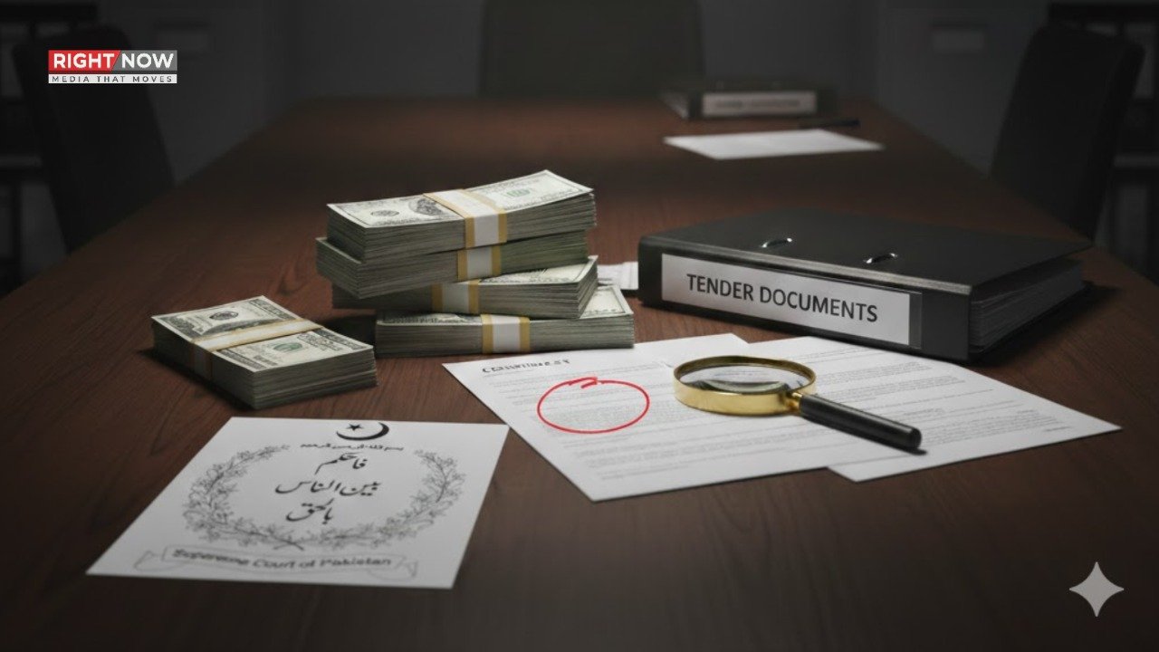 ٹینڈر اشتہار میں پوشیدہ شرائط پر اضافی رقم مانگنا غیر قانونی