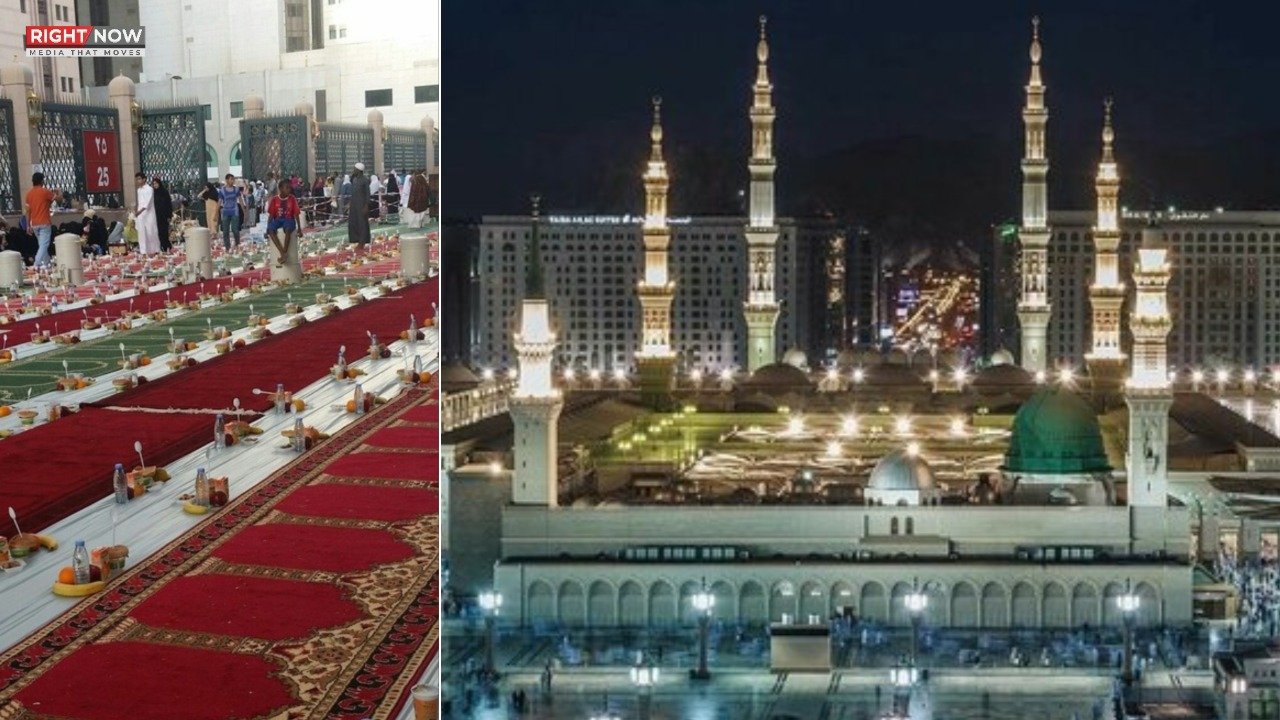 مدینہ منورہ کی شاہراہیں اور بازار رمضان کی مناسبت سے سجے