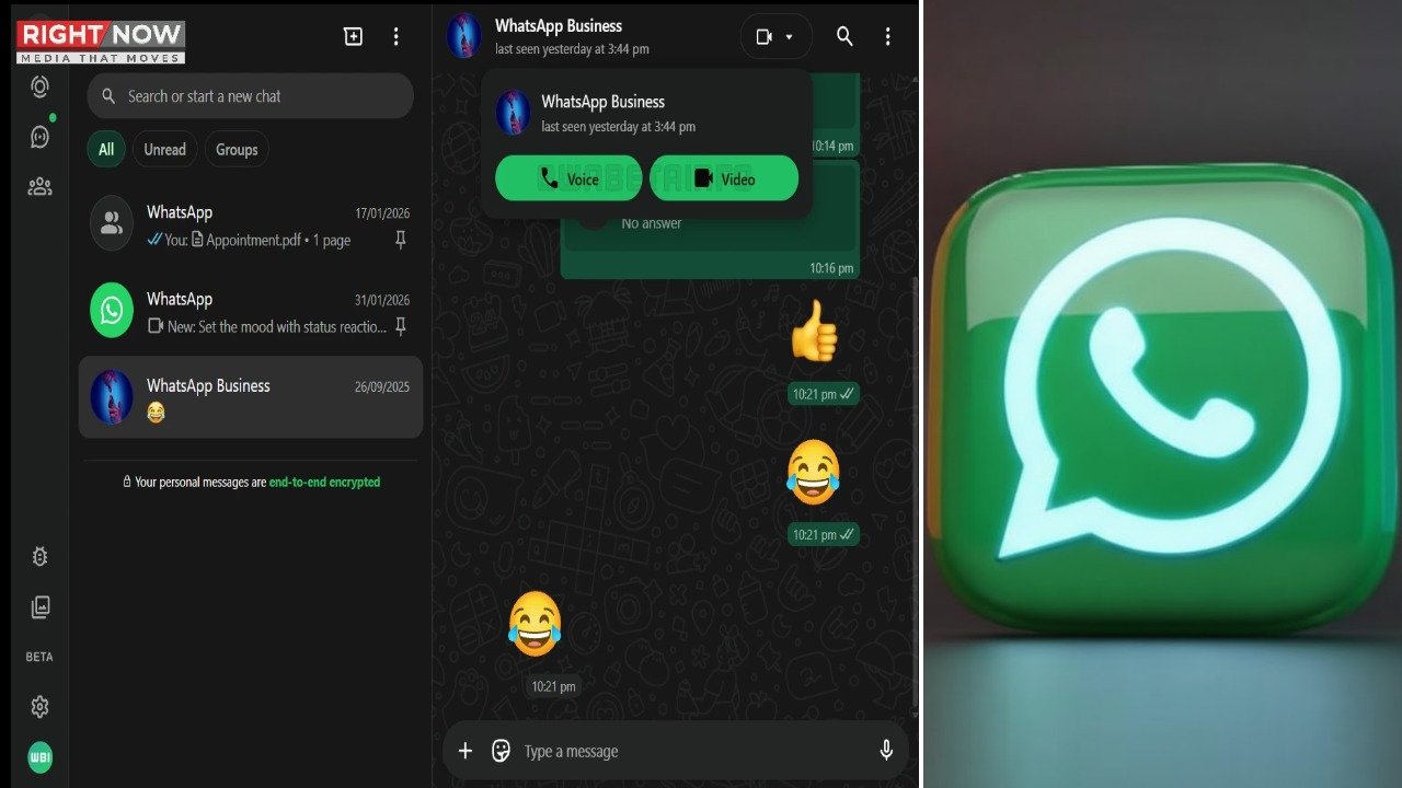 واٹس ایپ ویب ورژن میں آڈیو ویڈیو کالز کی سہولت متعارف