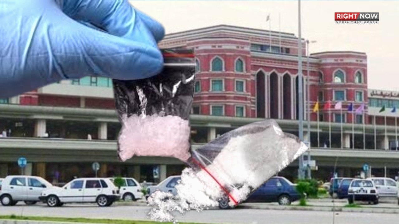 لاہور ایئرپورٹ پر میاں بیوی سے کروڑوں کی آئس برآمد