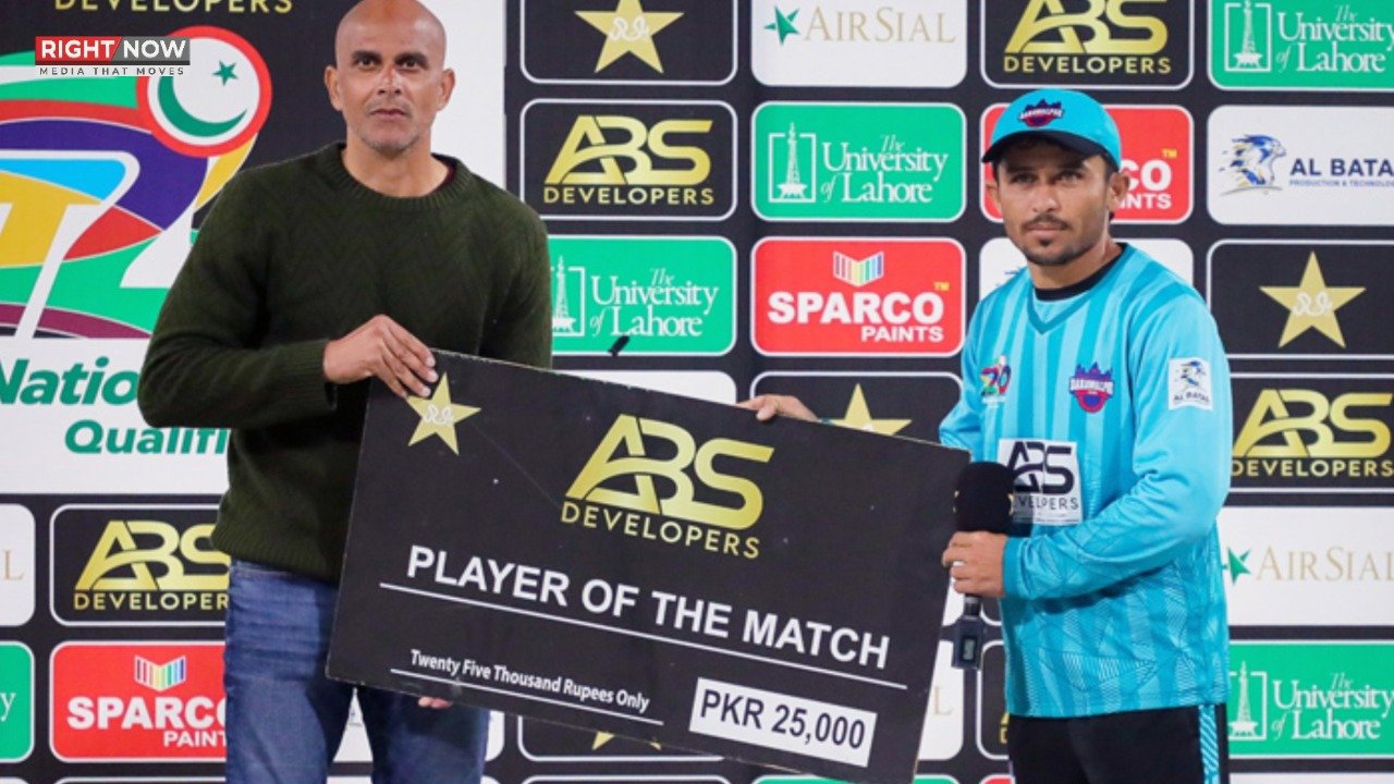 محمد اکرم نے 13 گیندوں پر ففٹی بنا کر عمران نذیر کا ریکارڈ توڑا