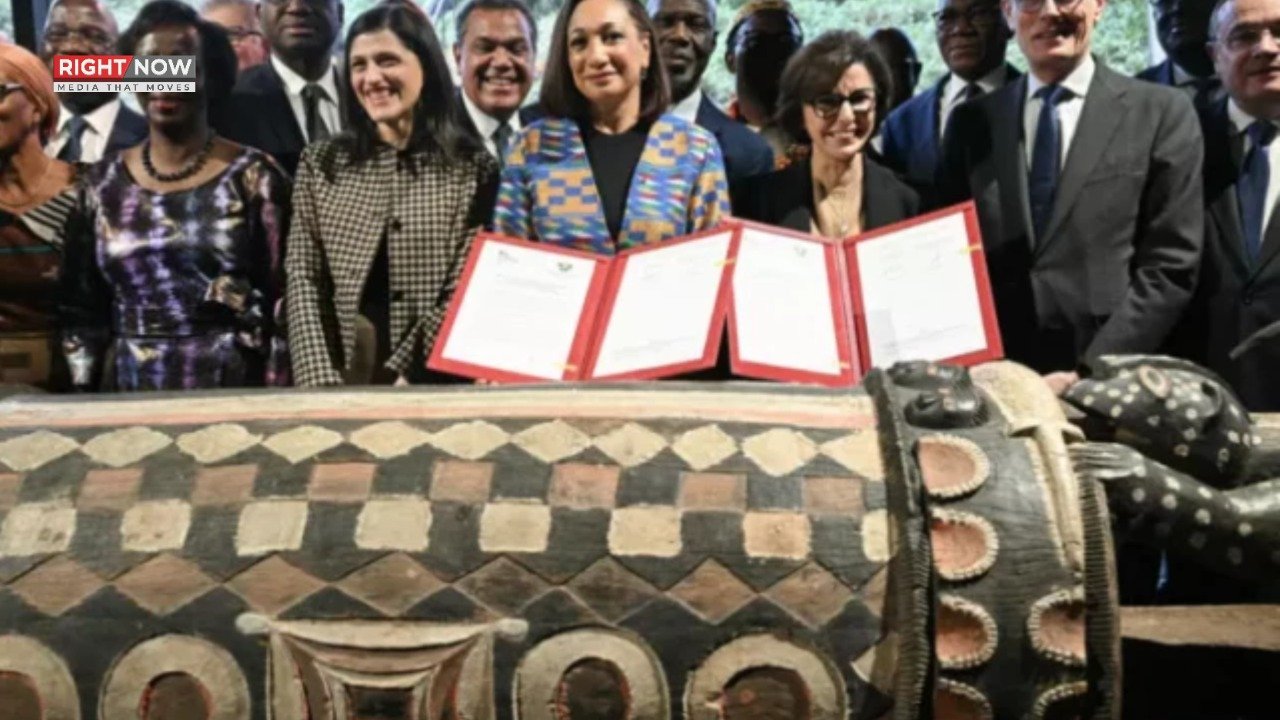 فرانس نے آئیوری کوسٹ کو تاریخی 'ٹاکنگ ڈرم' واپس کر دیا