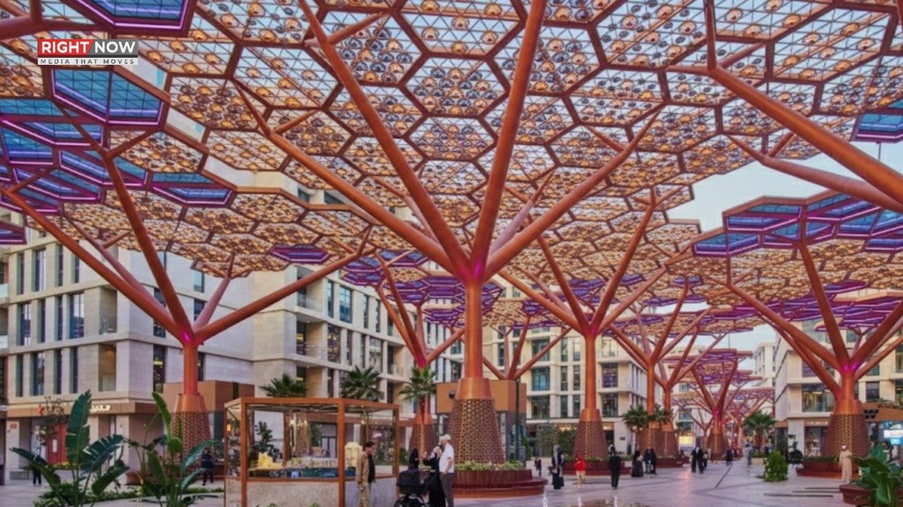 قطر میں ائیر کنڈیشنر جنگل سے لیس انوکھا جزیرہ