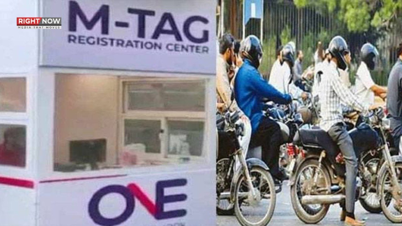 اسلام آباد میں موٹر سائیکلوں پر ایم ٹیگنگ کا آغاز