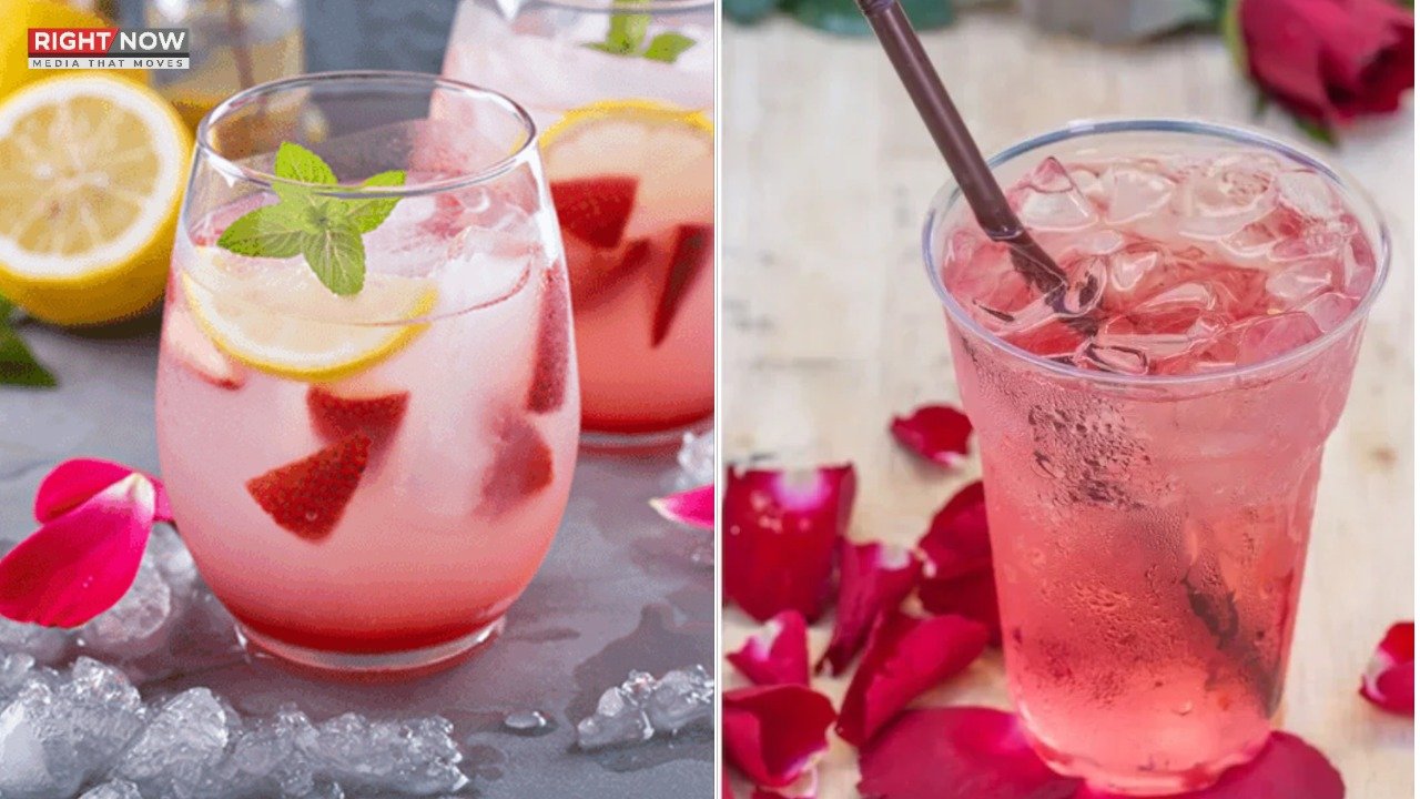 گلاب کے مشروبات کے فوائد: ڈی ہائیڈریشن سے بچاؤ اور توانائی بحالی