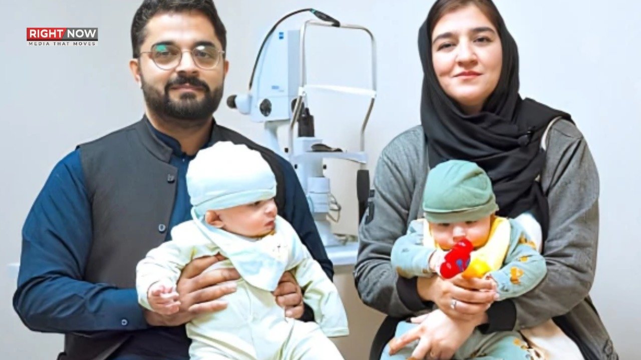 الشفا ٹرسٹ آئی اسپتال نے جڑواں بچوں کی بینائی بحال کی