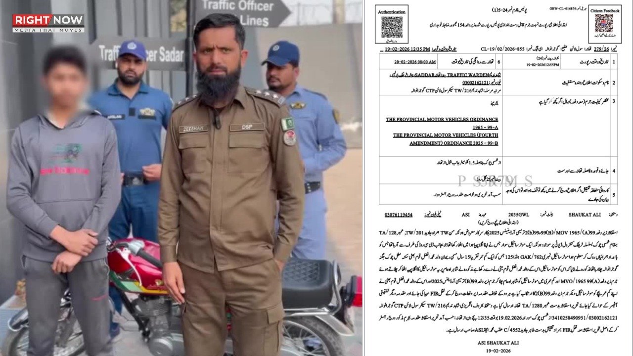 ڈی ایس پی کو کم عمر ون وہیلر کا چیلنج مہنگا پڑگیا، والد اور15سالہ لڑکا گرفتار