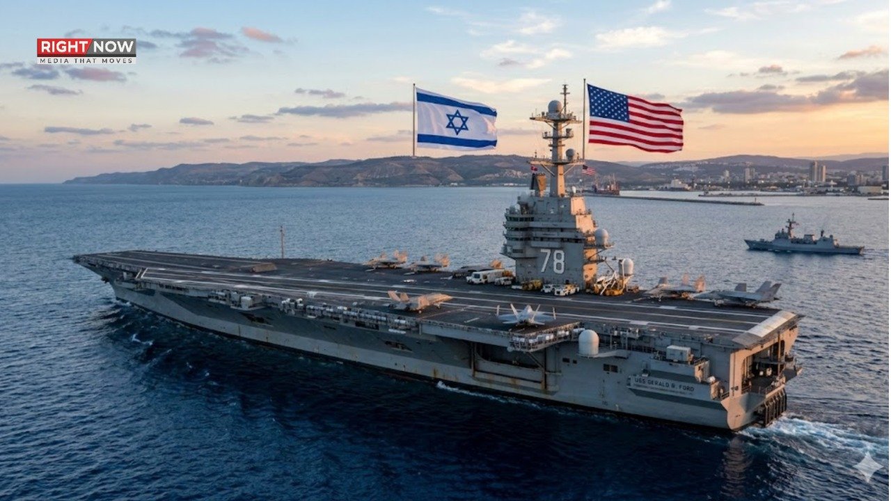 امریکی طیارہ بردار جہاز جیرالڈ فورڈ اسرائیل روانہ