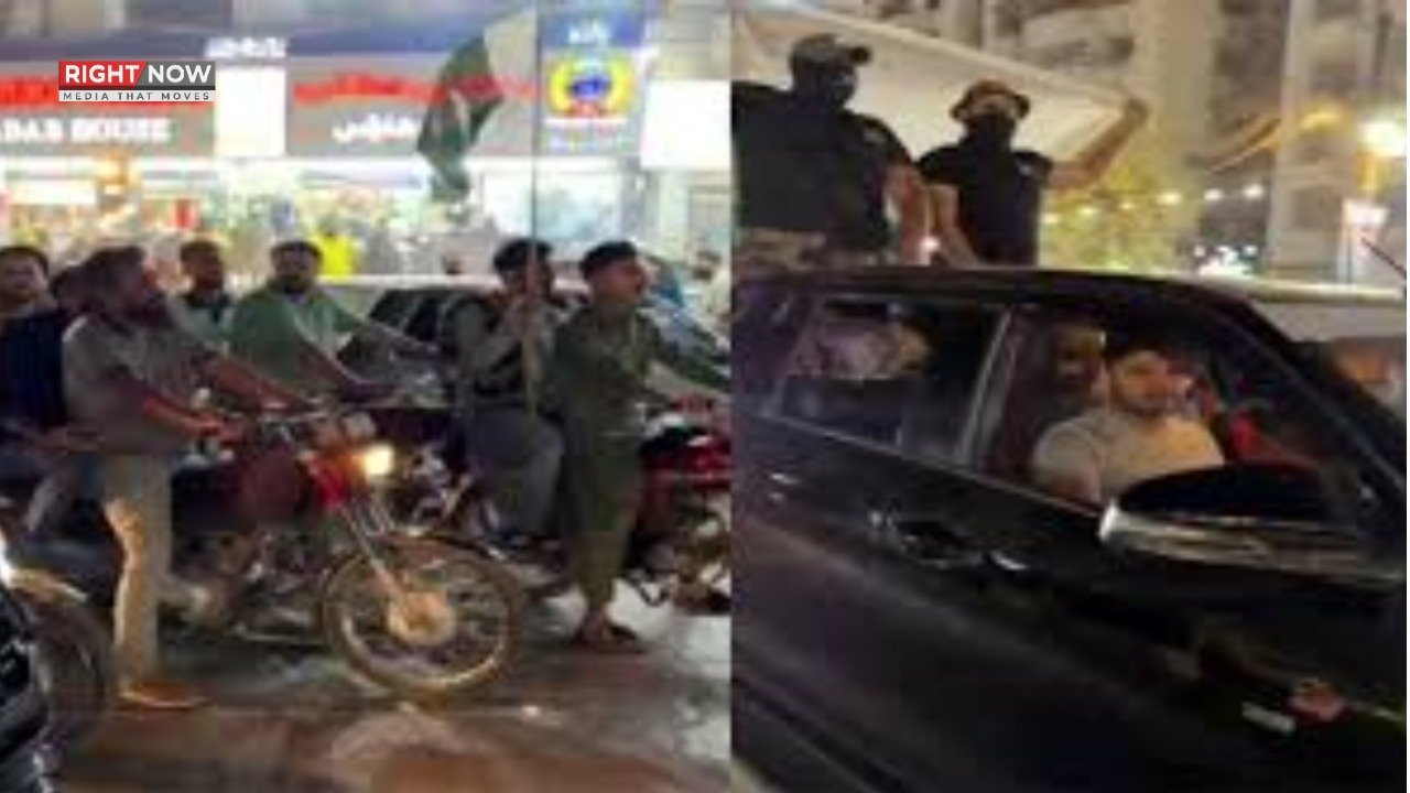 کراچی میں پاک فوج کے حق میں نوجوانوں کی ریلیاں