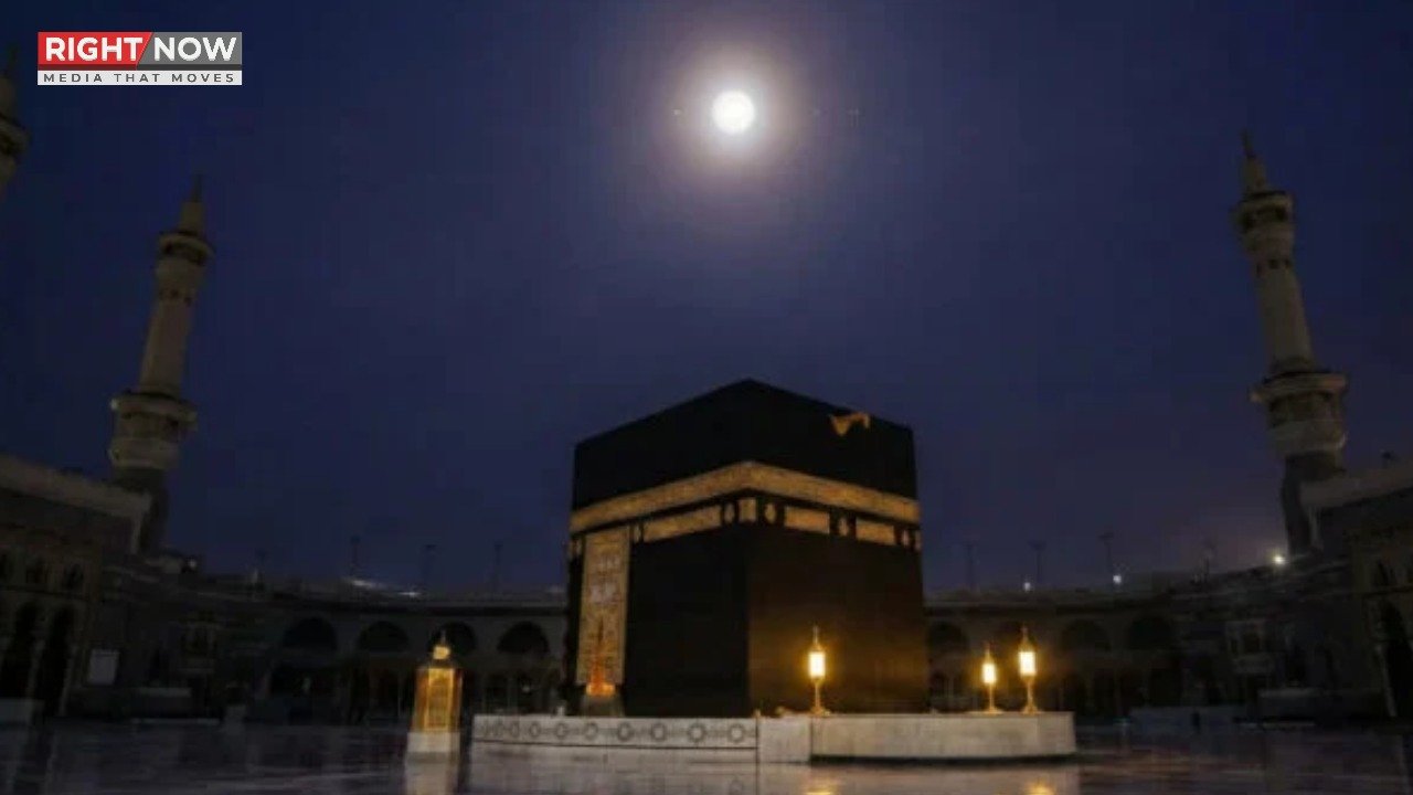 آج رات چاند خانہ کعبہ کے عین اوپر نظر آئے گا
