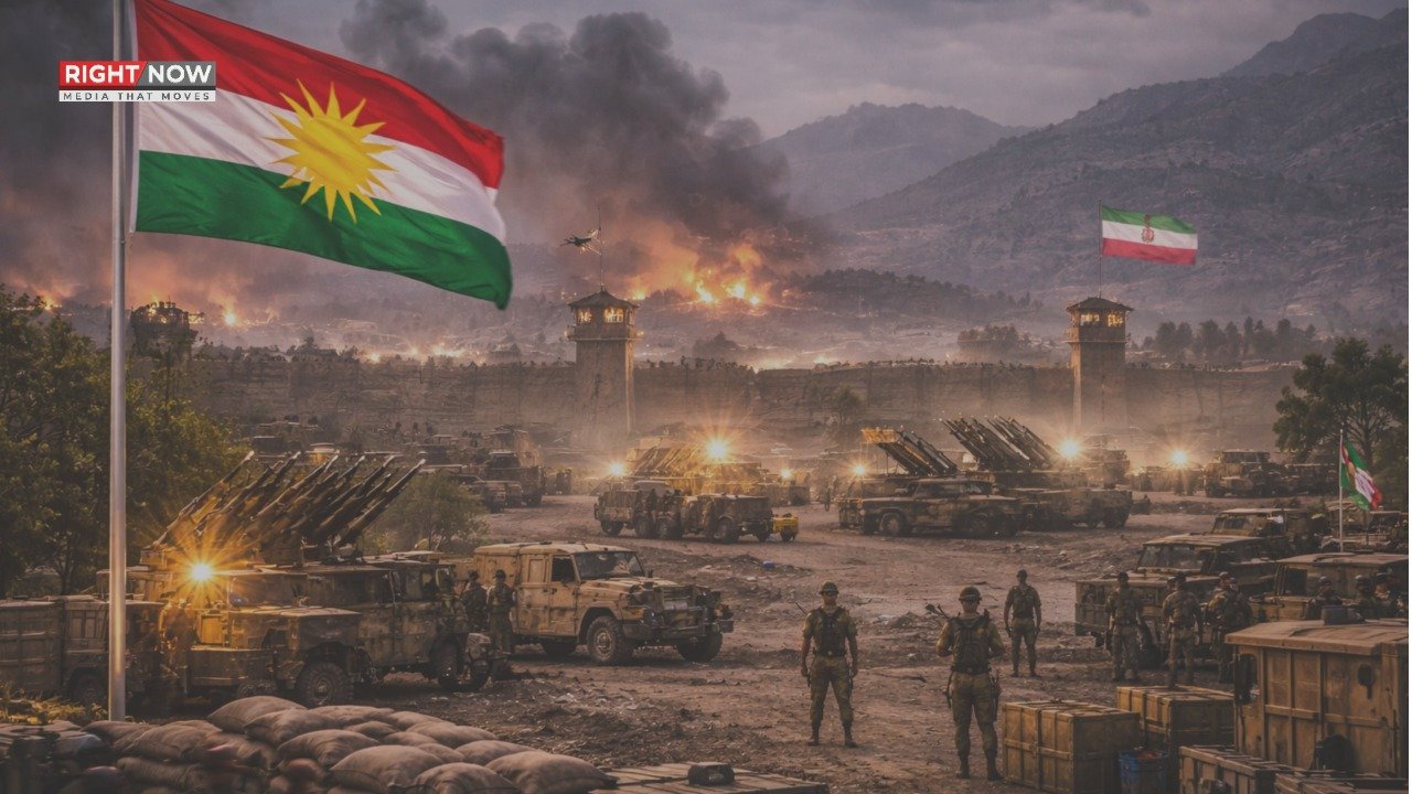 کرد افواج ایرانی سرحد پر امریکہ کی مدد کے لیے تیار