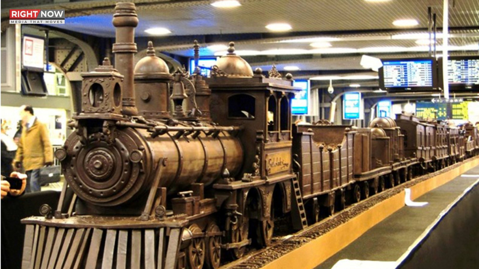 چاکلیٹ ٹرین نے نیا عالمی ریکارڈ بنا لیا