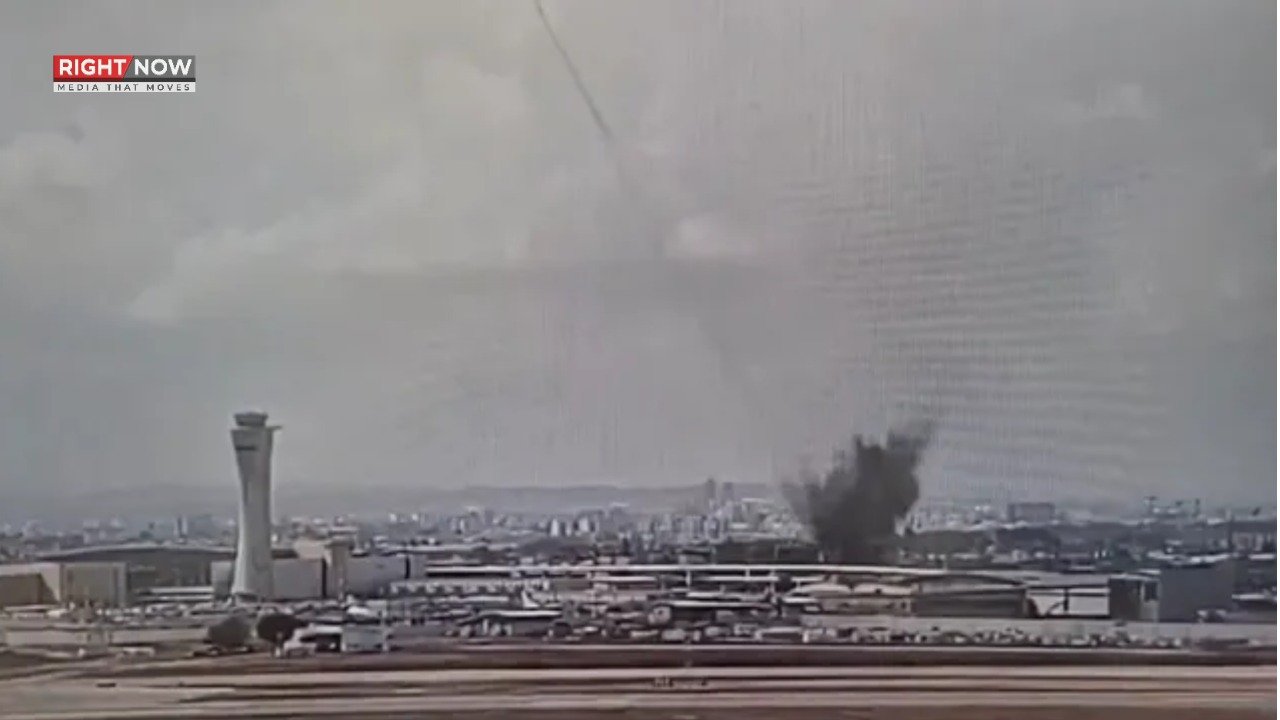 ایران کا بن گورین ائیرپورٹ پر میزائل حملہ، اسرائیلی نظام ناکام