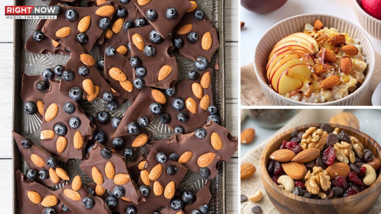 بادام کے ساتھ مخصوص غذائیں دماغی کارکردگی میں اضافہ کرتی ہیں