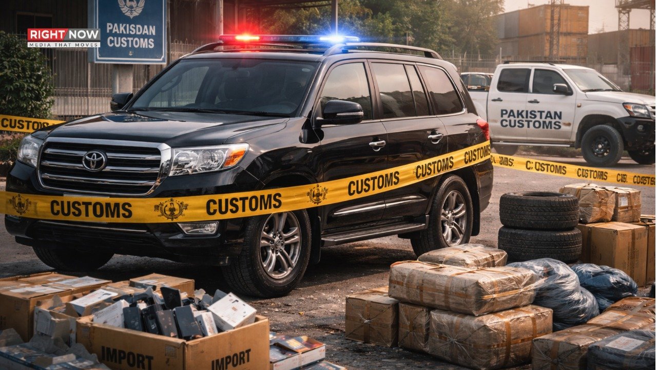 پاکستان کسٹمز نے سرکاری گاڑی کو نان کسٹم پیڈ قرار دے کر ضبط کرلیا
