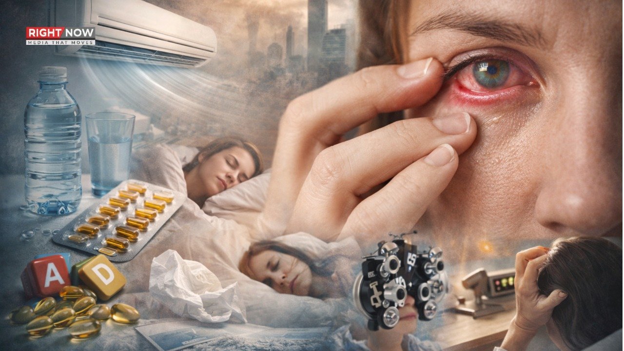 آنکھوں کی تھکن کی وجوہات: اسکرین نہیں، طرز زندگی ذمہ دار