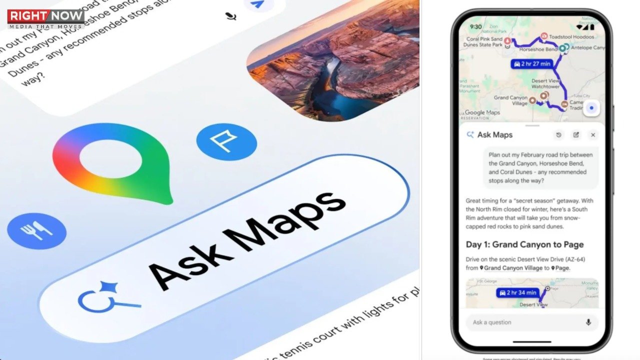گوگل میپس میں جنریٹیو اے آئی پر مبنی 'آسک میپس' فیچر کا اضافہ