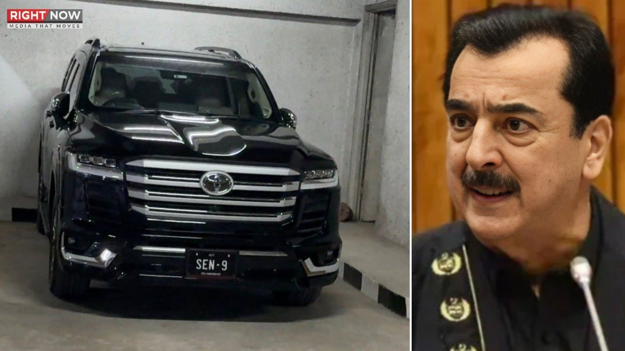 چیئرمین سینیٹ کے لیے مقامی طور پر خریدی گئی نئی لگژری گاڑی