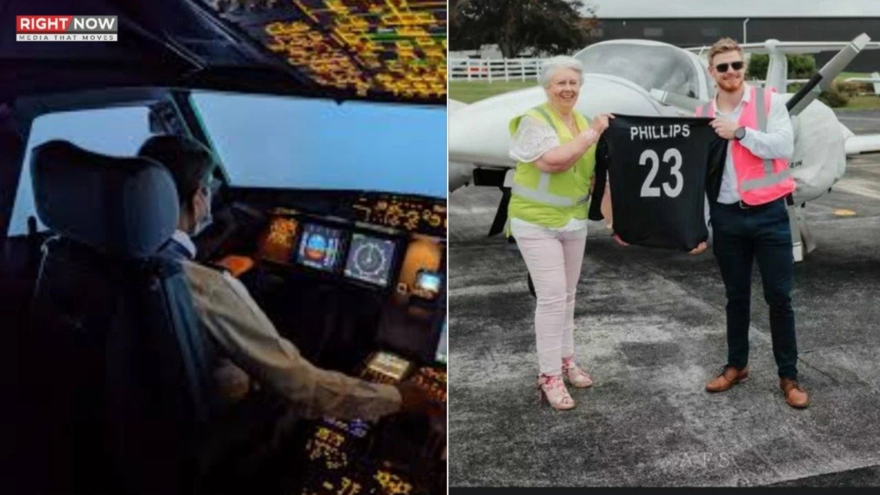 گلین فلپس نے پائلٹ کے طور پر مہارت دکھاتے ہوئے طیارہ کامیابی سے لینڈ کر دیا