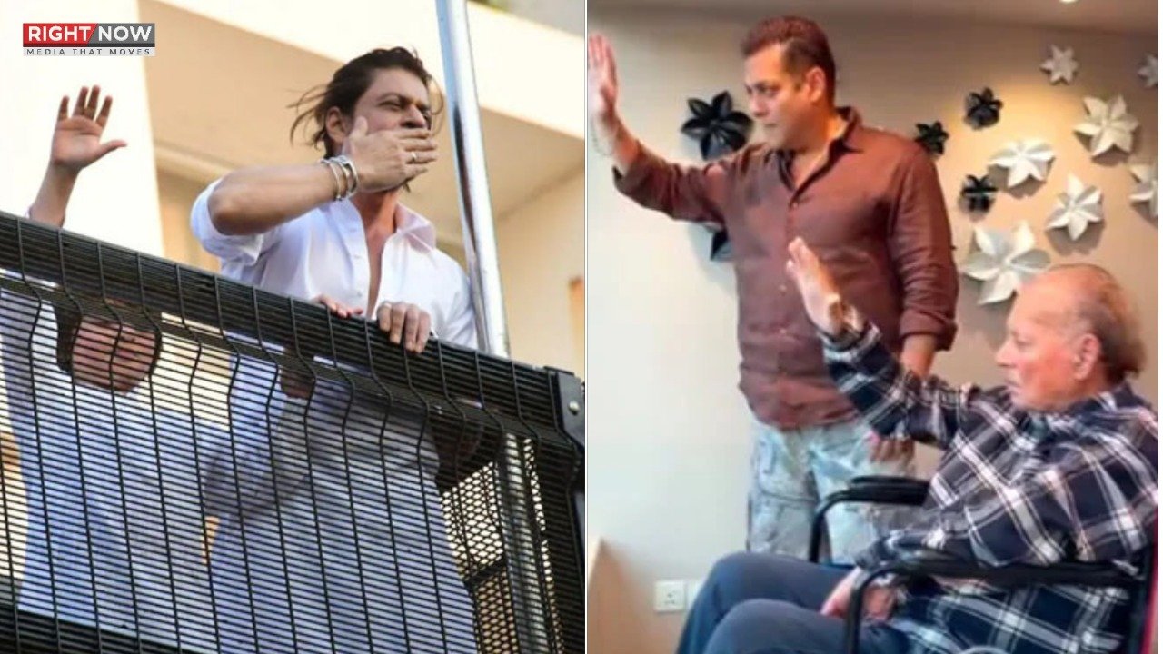 عید پر شاہ رخ اور سلمان خان کی جھلک کے لیے مداحوں کا ہجوم