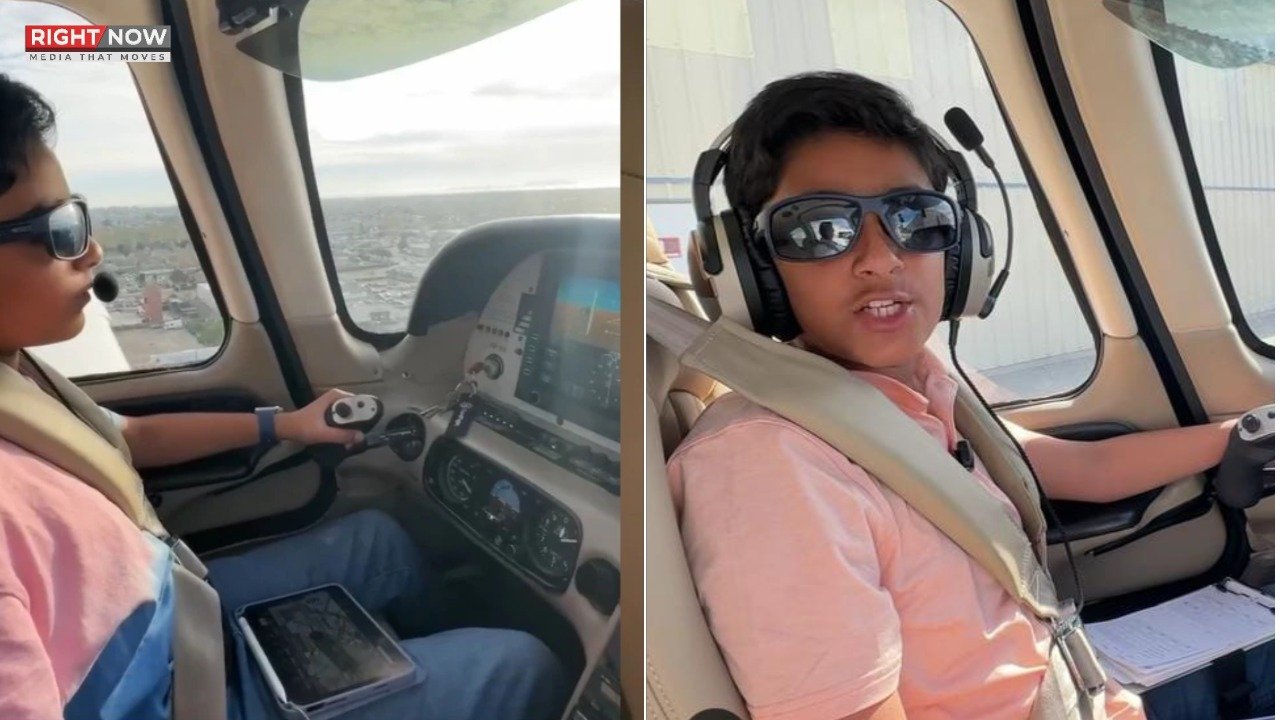 11 سالہ پائلٹ رشی کی مہارت نے سوشل میڈیا پر دھوم مچا دی