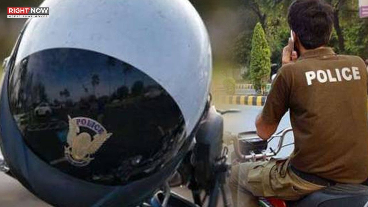 اسلام آباد، ہیلمٹ کی خلاف ورزی پر پولیس اہلکاروں کے خلاف کارروائی