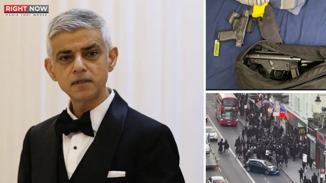 میئر لندن کی حفاظت میں بڑی غفلت، اسلحہ سڑک پر بھول گئے