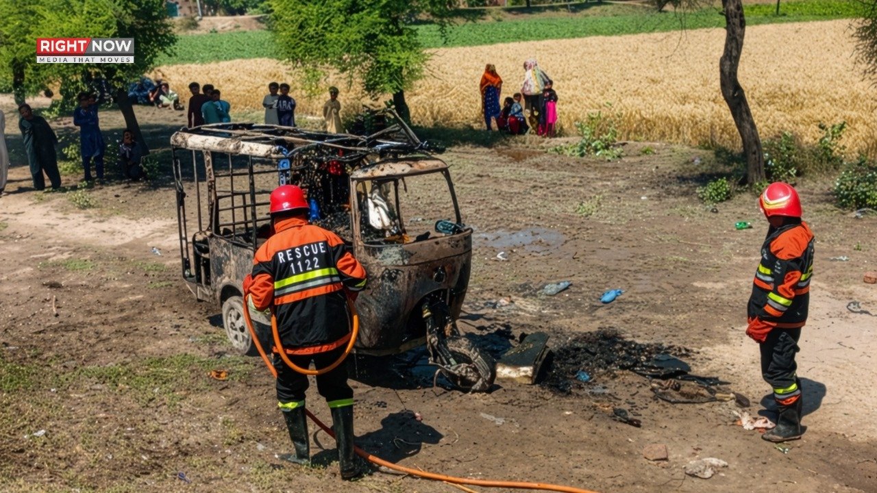 ملتان، رکشے میں ایل پی جی سلنڈر پھٹنے سے 3 ہلاک، 14 زخمی