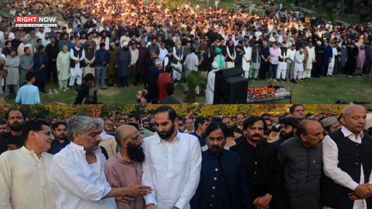 میاں اسلم اقبال کی والدہ کی نماز جنازہ، اعلیٰ شخصیات کی شرکت