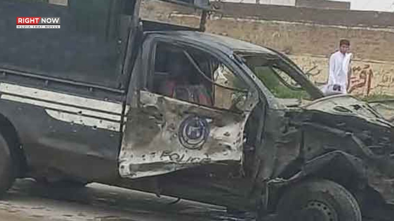 لکی مروت، پولیس وین کے قریب دھماکا 5 اہلکار زخمی