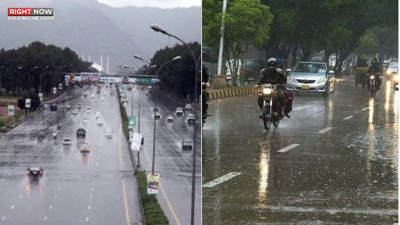 ملک میں بارشوں کا نیا سسٹم داخل، لاہور، اسلام آباد میں خوشگوار موسم