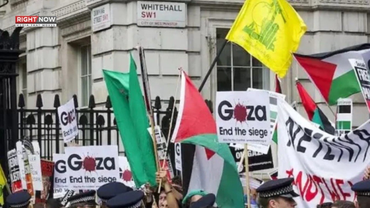 لندن، فلسطین حق احتجاج پر 500 سے زائد گرفتار